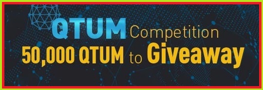 QTUM Competition, 50,000 QTUM to Giveaway, 2018/3/20 0:00 AM – 2018/3/27 0:00 AM(UTC)